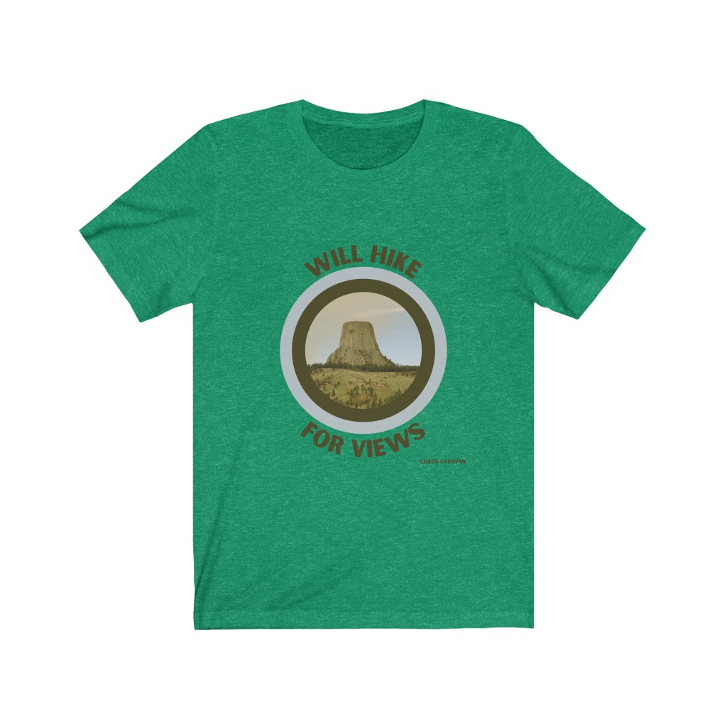 Will Hike For Views Shirt | Hiker T-Shirt | Funny Hiker Shirt | Unisex Jersey Short Sleeve Tee - Image 8