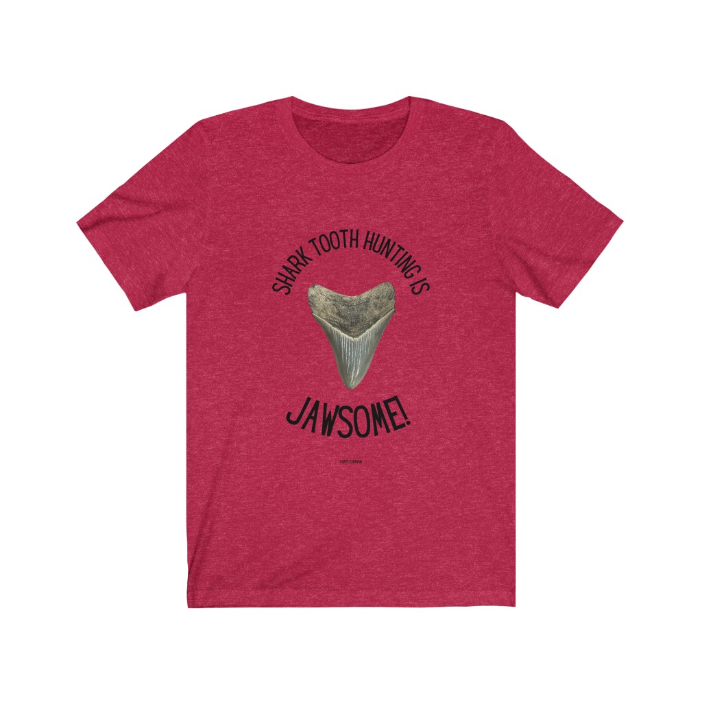 Shark Tooth Hunting is Jawsome! T-Shirt Unisex Jersey Short Sleeve Tee - Image 15
