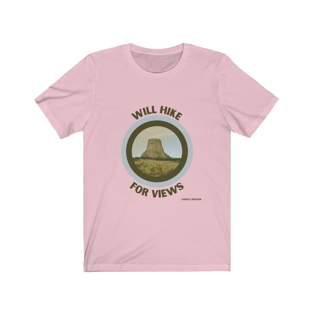 Will Hike For Views Shirt | Hiker T-Shirt | Funny Hiker Shirt | Unisex Jersey Short Sleeve Tee - Image 10