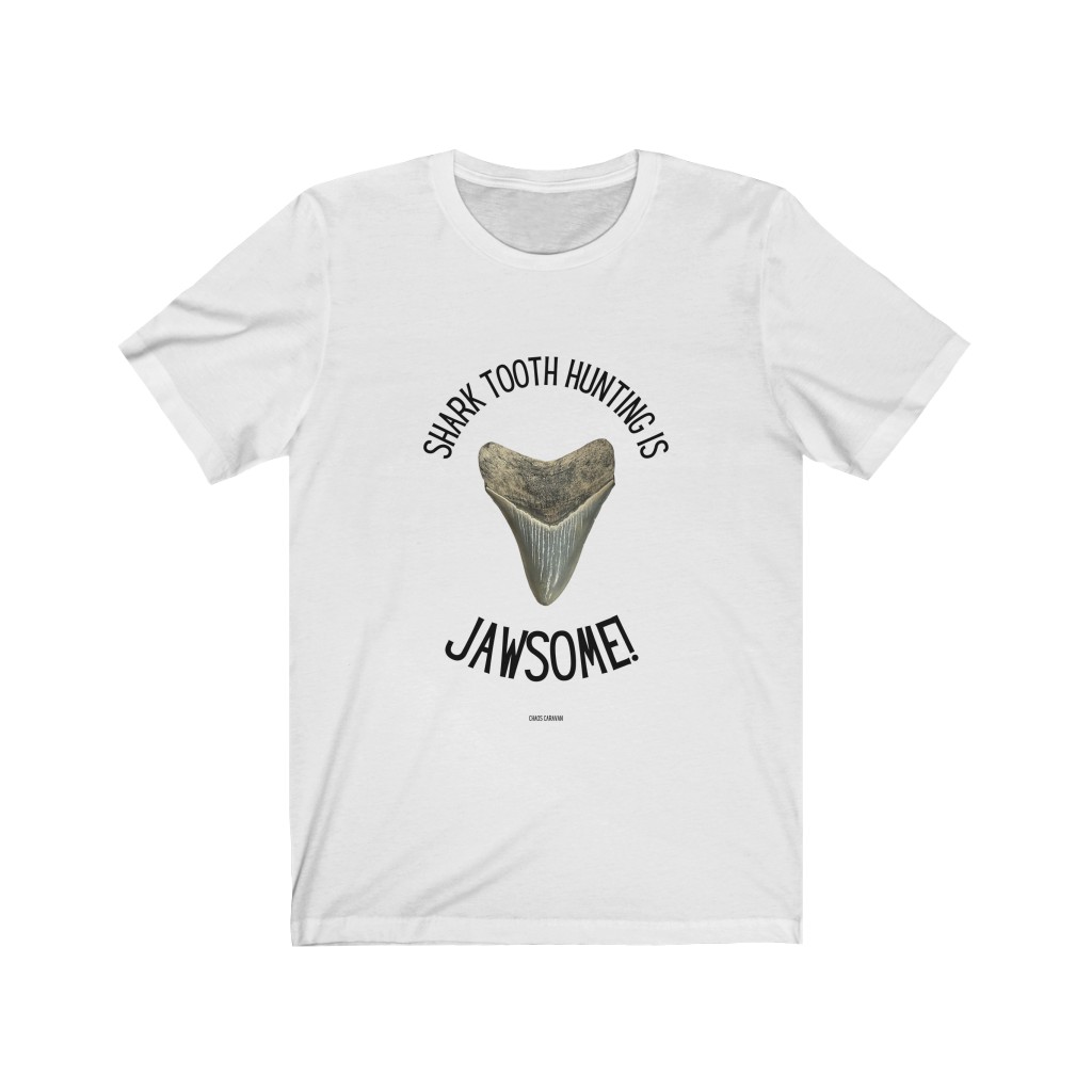 Shark Tooth Hunting is Jawsome! T-Shirt Unisex Jersey Short Sleeve Tee