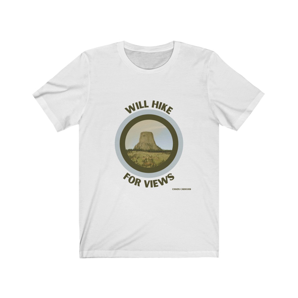 Will Hike For Views Shirt | Hiker T-Shirt | Funny Hiker Shirt | Unisex Jersey Short Sleeve Tee