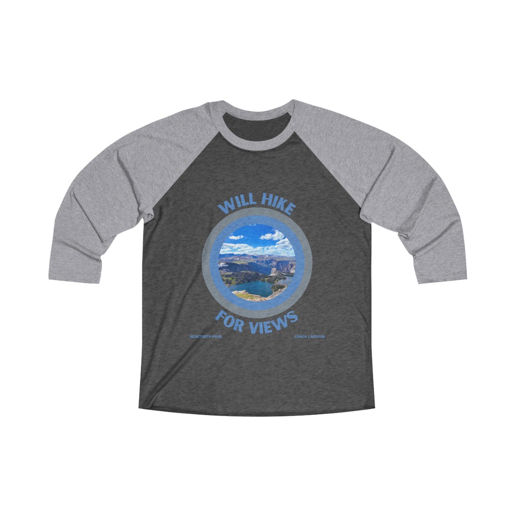 Beartooth Pass Hiker Baseball Tee
