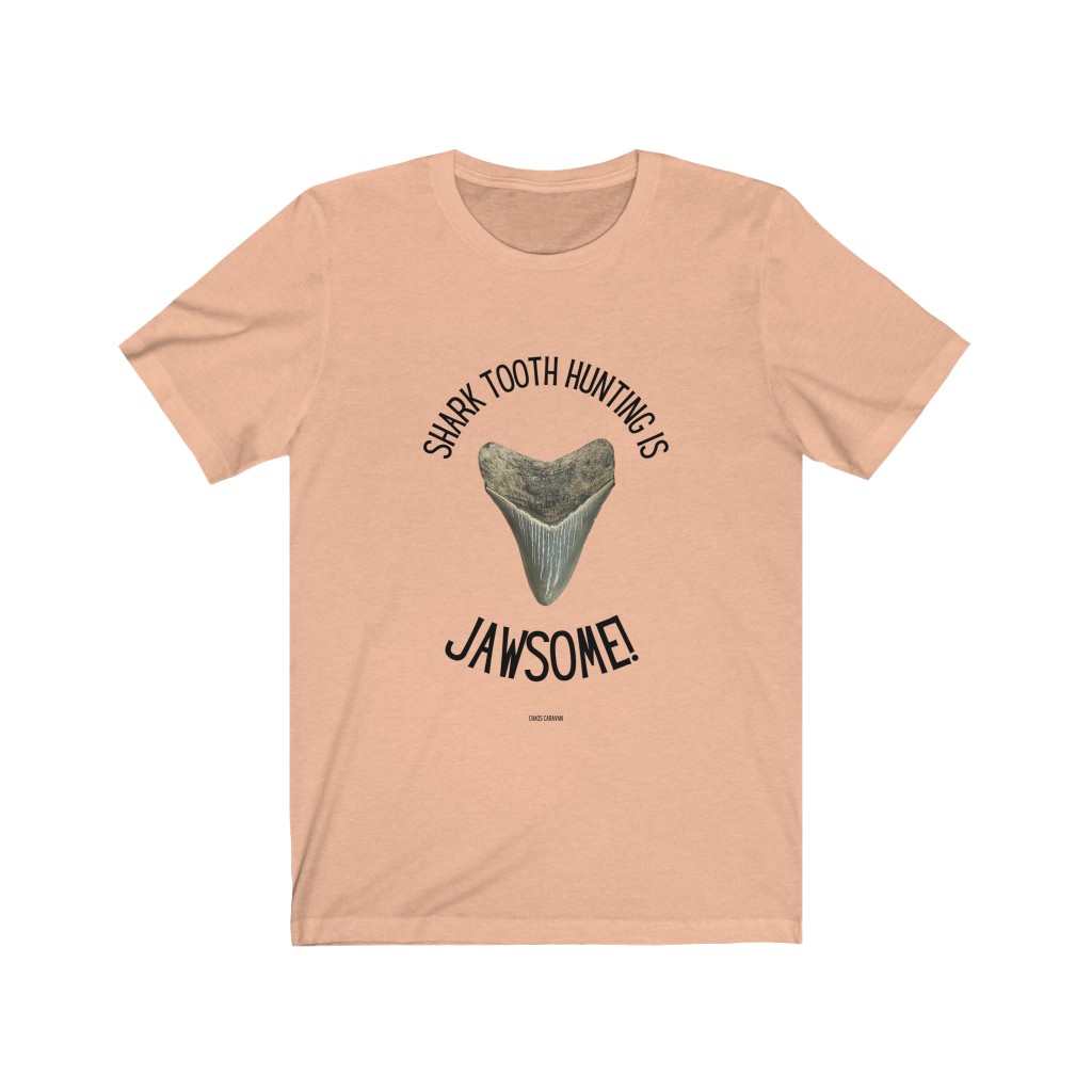 Shark Tooth Hunting is Jawsome! T-Shirt Unisex Jersey Short Sleeve Tee - Image 5