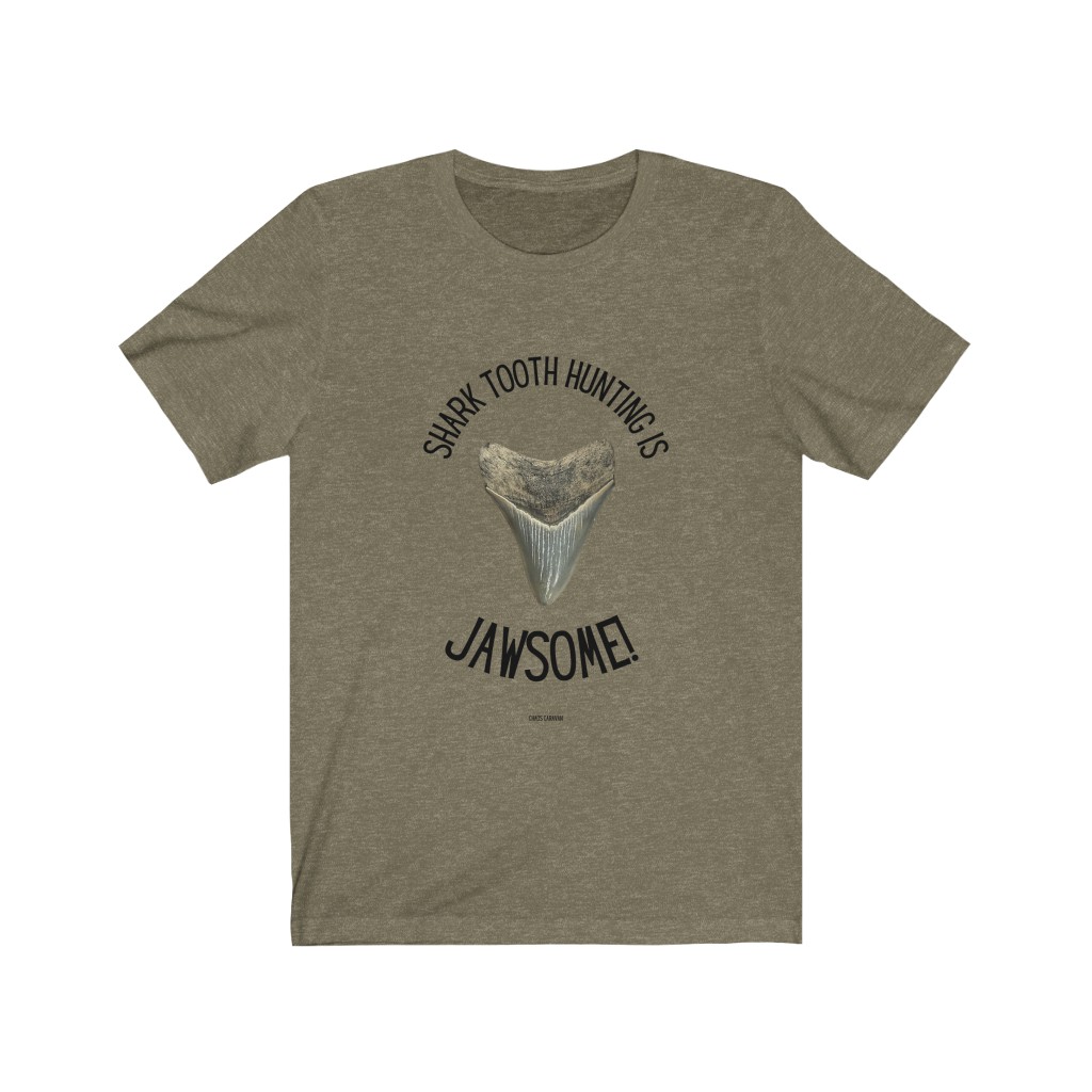 Shark Tooth Hunting is Jawsome! T-Shirt Unisex Jersey Short Sleeve Tee - Image 6