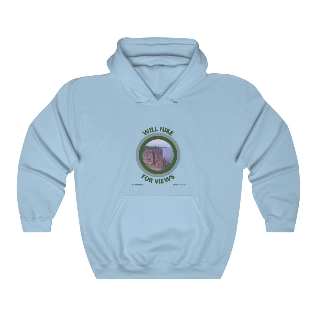 Will Hike For Views Hoodie | Hiker Hoodie | Funny Hiker Hoodie | Palisade Head Hoodie | Minnesota Hoodie | Unisex Heavy Blend™ Hooded Sweatshirt - Image 4