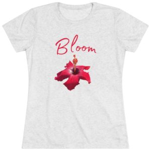 Hibiscus Bloom | Tropical Flower | Bloom Women's Triblend Tee