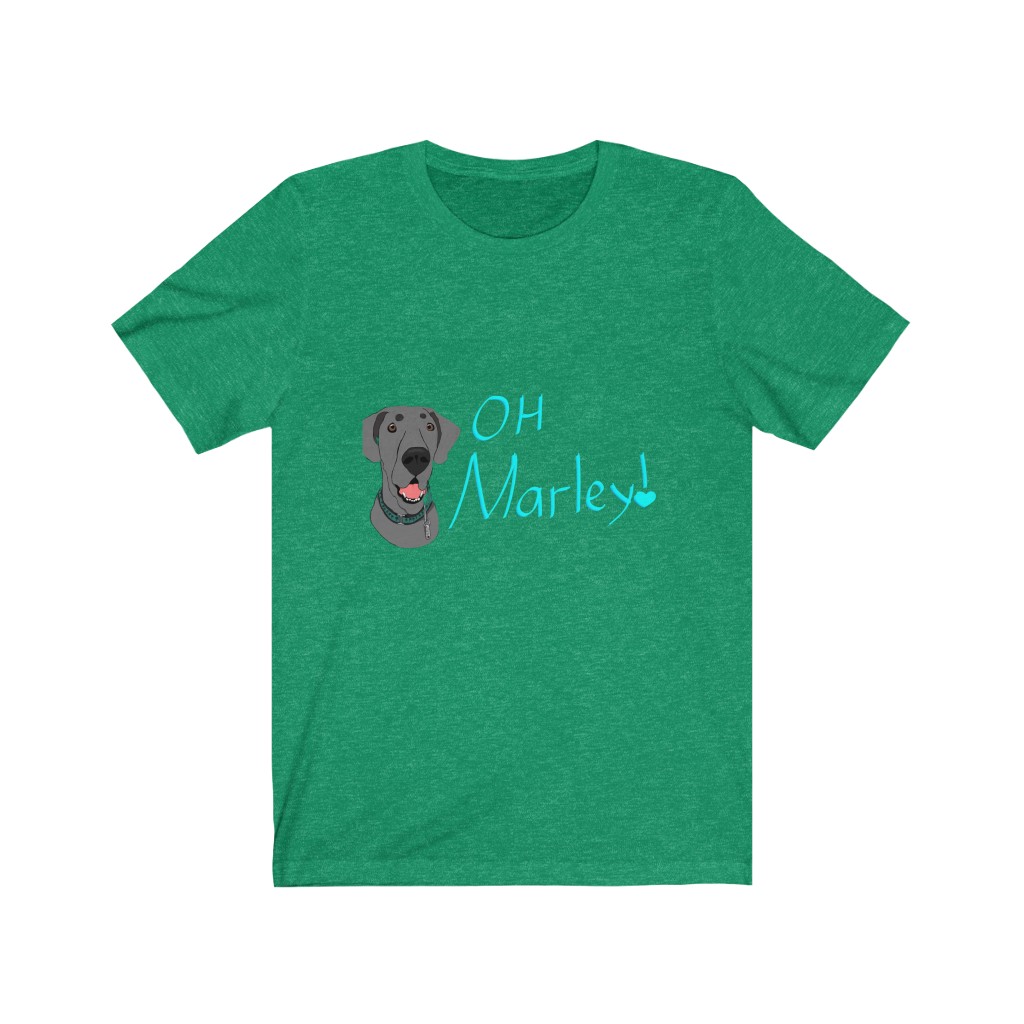 Great Dane | Oh, Marley! | Chaos Caravan Merch Unisex Jersey Short Sleeve Tee - Image 6