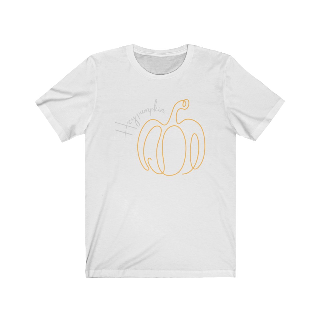 Hey Pumpkin Shirt  | Autumn Shirt  | Fall Shirt | | Halloween Shirt | Thanksgiving Shirt Unisex Jersey Short Sleeve Tee - Image 2