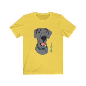Great Dane Shirt | Chaos Caravan Creates | Dog Shirt Unisex Jersey Short Sleeve Tee