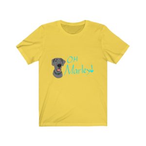 Great Dane | Oh, Marley! | Chaos Caravan Merch Unisex Jersey Short Sleeve Tee