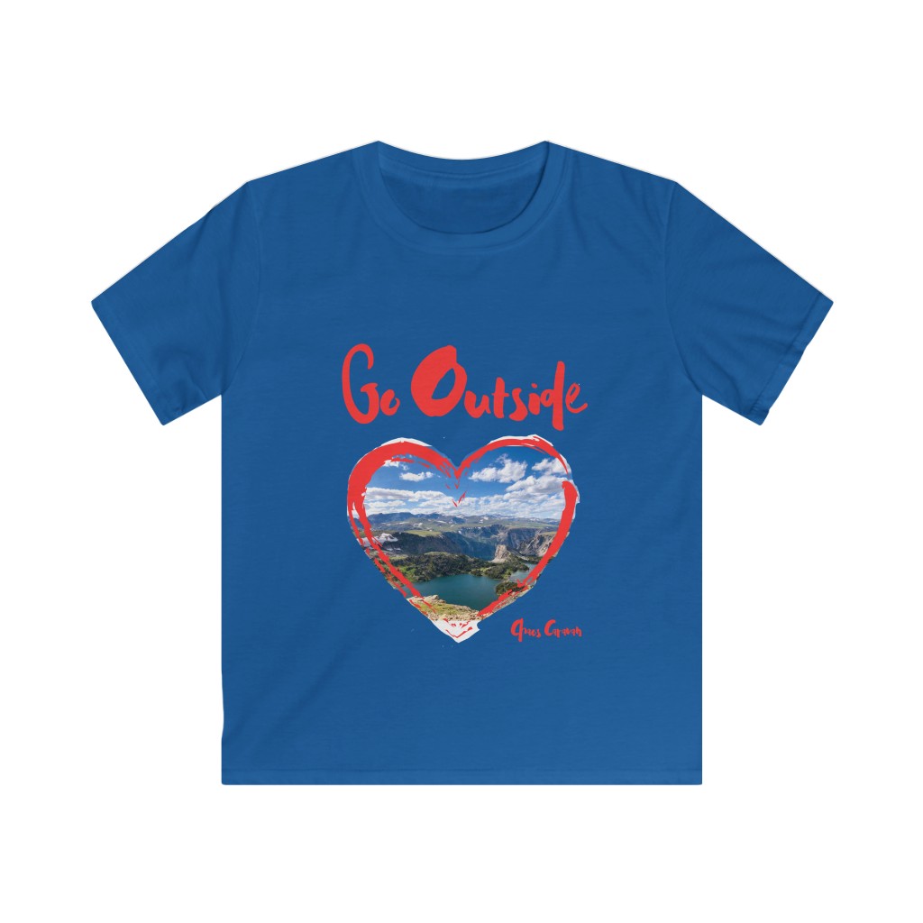 Go Outside Tee | Beartooth Highway | Beartooth Pass Tee | Kids Softstyle Tee