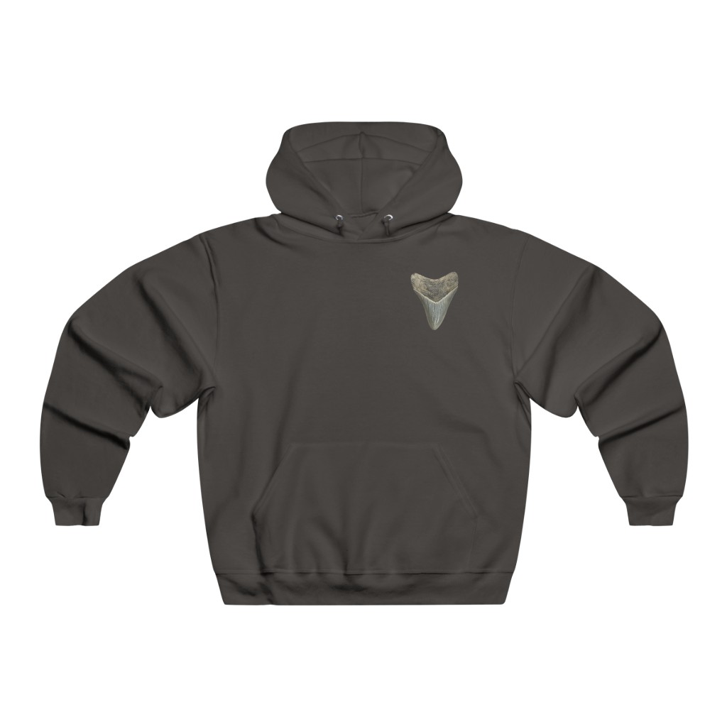 Megalodon Gotta Catch Em All! | Shark Tooth Hunting Hoodie | Fossil Finder Sweatshirt | Men's NUBLEND® Hooded Sweatshirt - Image 5