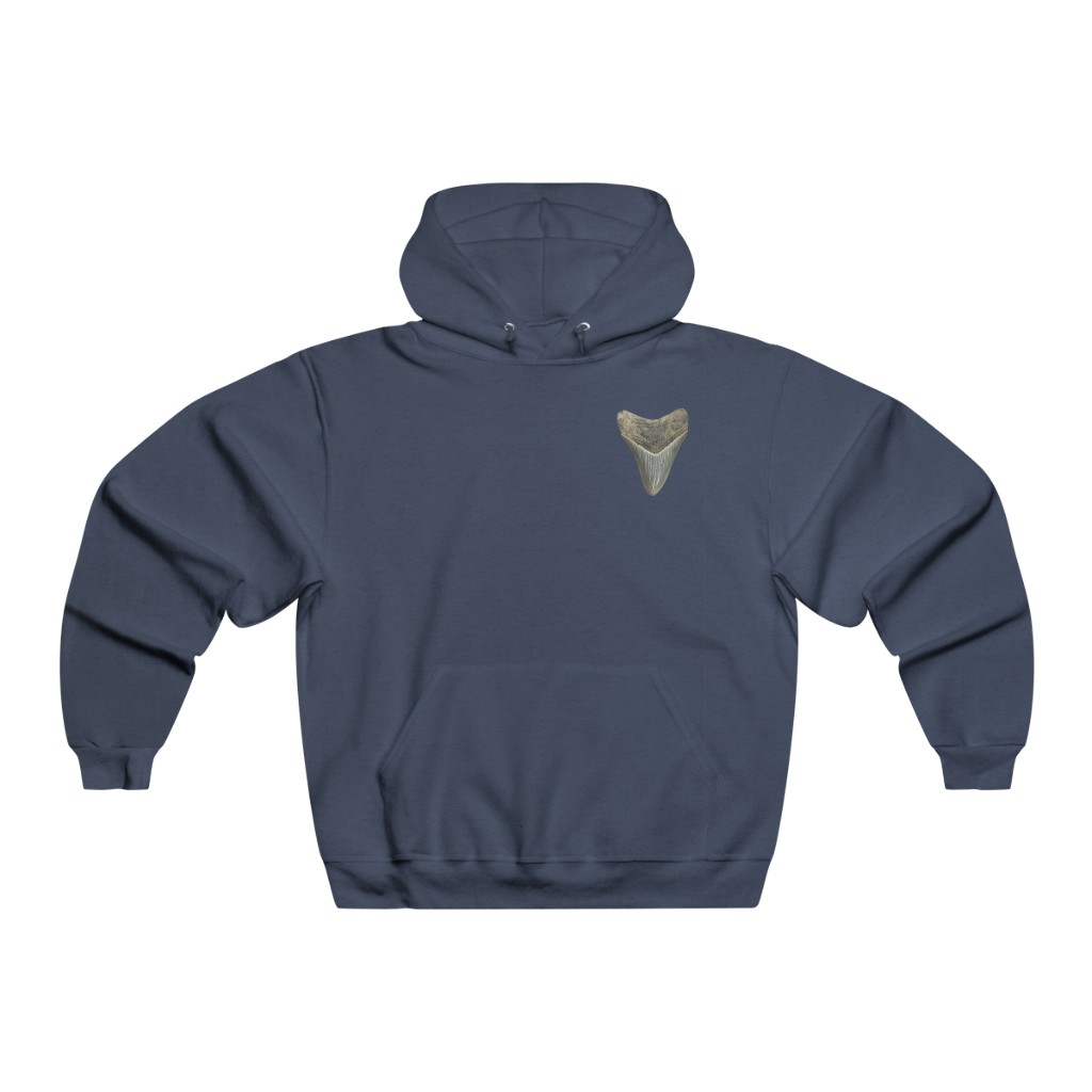 Megalodon Gotta Catch Em All! | Shark Tooth Hunting Hoodie | Fossil Finder Sweatshirt | Men's NUBLEND® Hooded Sweatshirt - Image 11