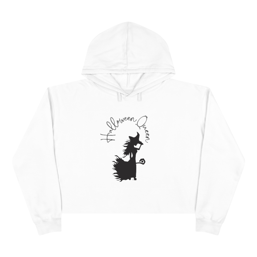 Halloween Queen Hoodie | Witch Hoodie | Halloween Witch Hoodie Crop Hoodie - Image 3