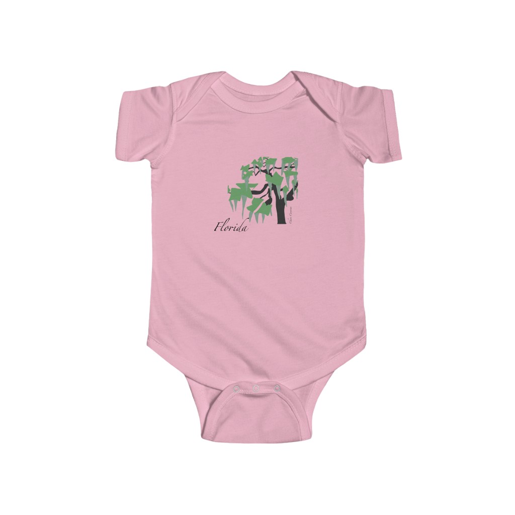 Florida Spanish Moss and Tree Infant Fine Jersey Bodysuit - Image 4