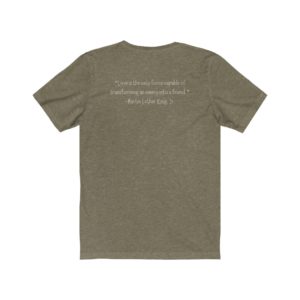 Martin Luther King, Jr Quote Unisex Jersey Short Sleeve Tee