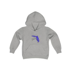 Florida State Floral Design Youth Heavy Blend Hooded Sweatshirt