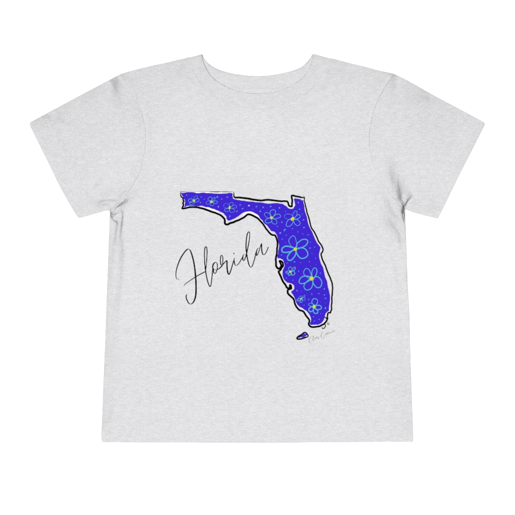 Florida Floral Design Toddler Short Sleeve Tee - Image 5