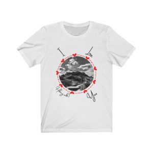 I Love (Hiking With) You Unisex Jersey Short Sleeve Tee