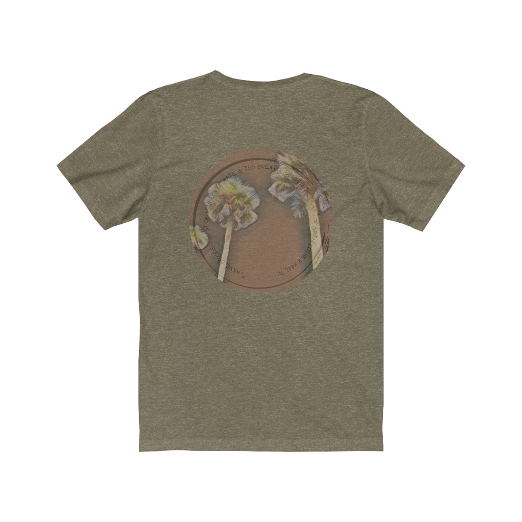 “I have decided to stick with love.  Hate is too great a burden to bear.” -MLK, Jr Quote Unisex Jersey Short Sleeve Tee - Image 9