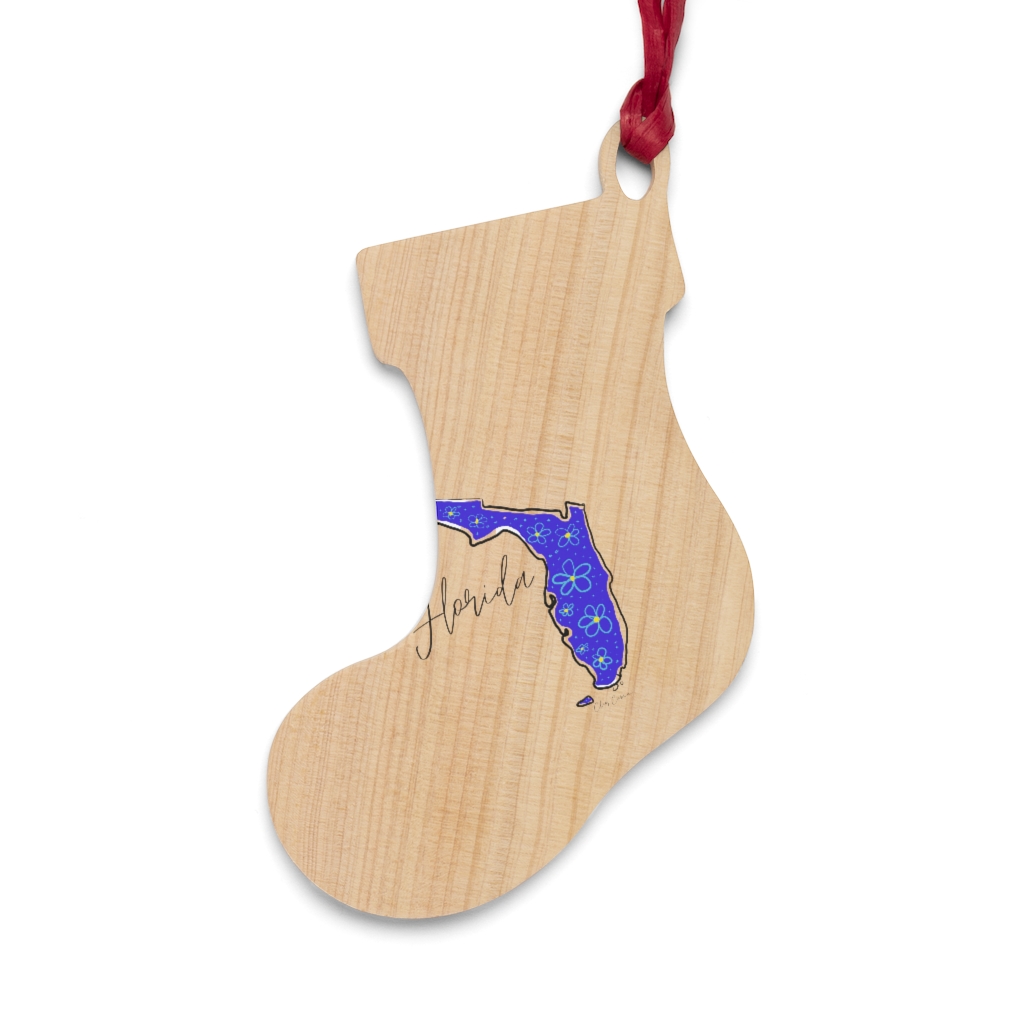 Florida Wooden Christmas Ornaments - Image 4