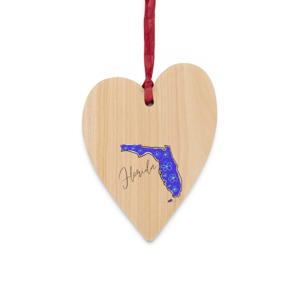 Florida Wooden Christmas Ornaments - Image 7
