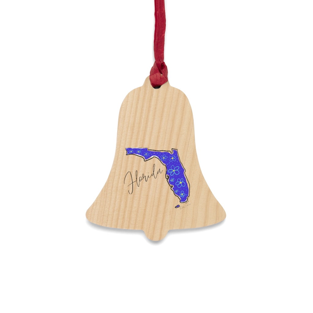 Florida Wooden Christmas Ornaments - Image 13