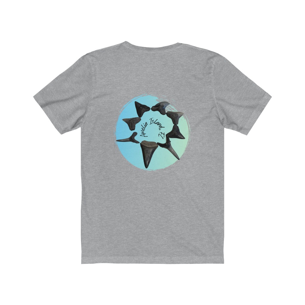 Amelia Island, Florida Shark Tooth Unisex Jersey Short Sleeve Tee - Image 2