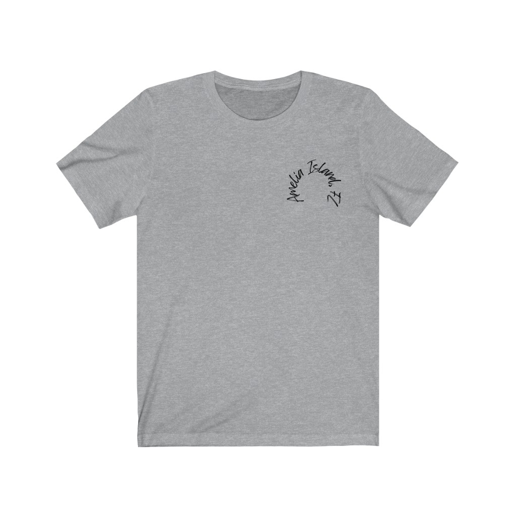 Amelia Island, Florida Shark Tooth Unisex Jersey Short Sleeve Tee