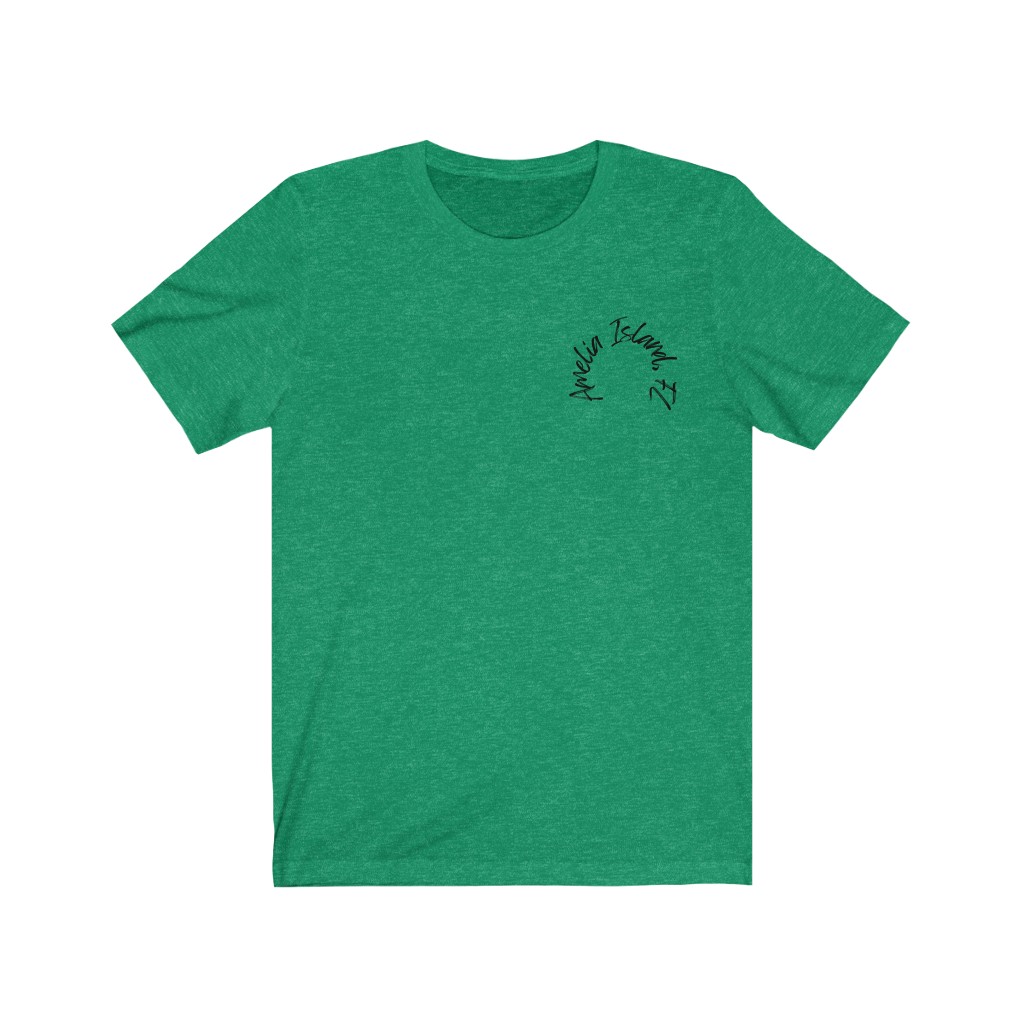 Amelia Island, Florida Shark Tooth Unisex Jersey Short Sleeve Tee - Image 9