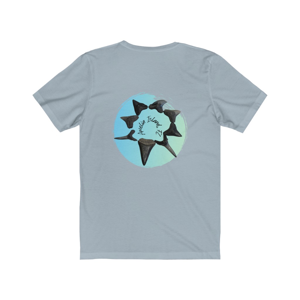 Amelia Island, Florida Shark Tooth Unisex Jersey Short Sleeve Tee - Image 12