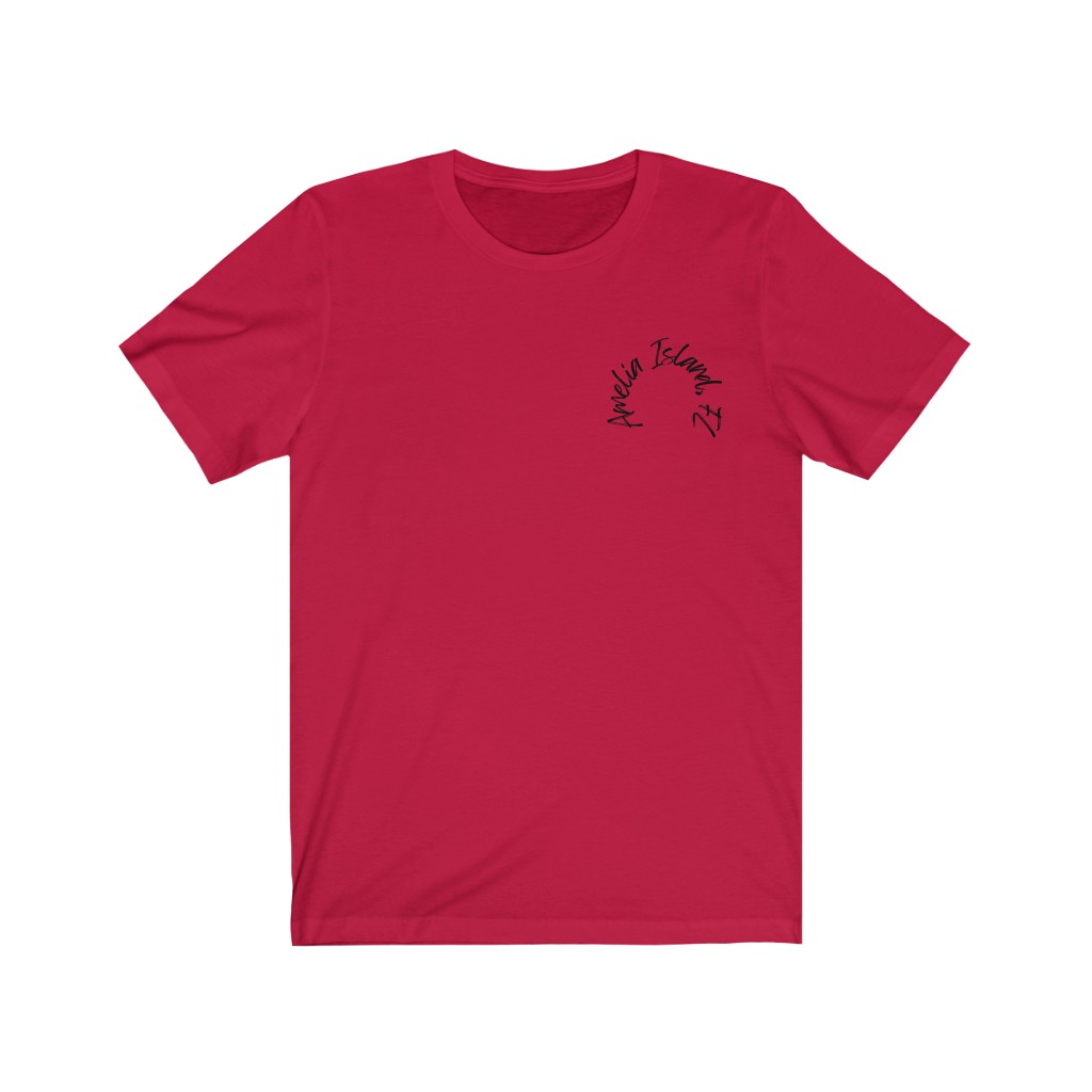 Amelia Island, Florida Shark Tooth Unisex Jersey Short Sleeve Tee - Image 15