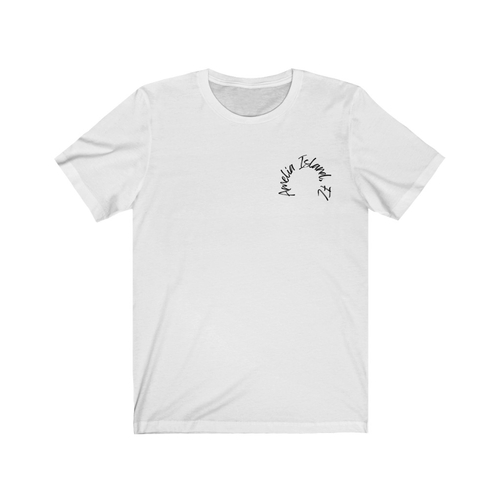 Amelia Island, Florida Shark Tooth Unisex Jersey Short Sleeve Tee - Image 3