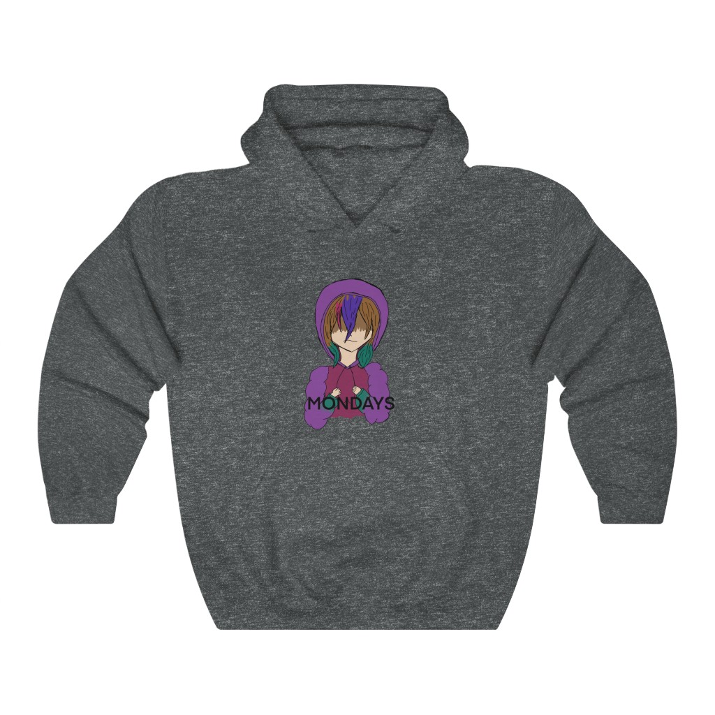 Mondays Anime Character | Anime Art | Hoodie Anime Character | Monday Shirt |  Unisex Heavy Blend™ Hooded Sweatshirt - Image 6