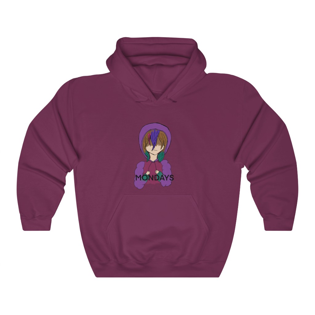 Mondays Anime Character | Anime Art | Hoodie Anime Character | Monday Shirt |  Unisex Heavy Blend™ Hooded Sweatshirt - Image 12