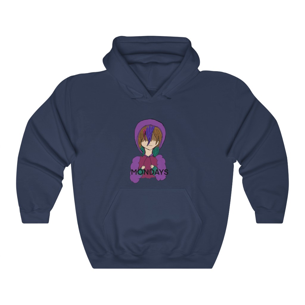Mondays Anime Character | Anime Art | Hoodie Anime Character | Monday Shirt |  Unisex Heavy Blend™ Hooded Sweatshirt - Image 11