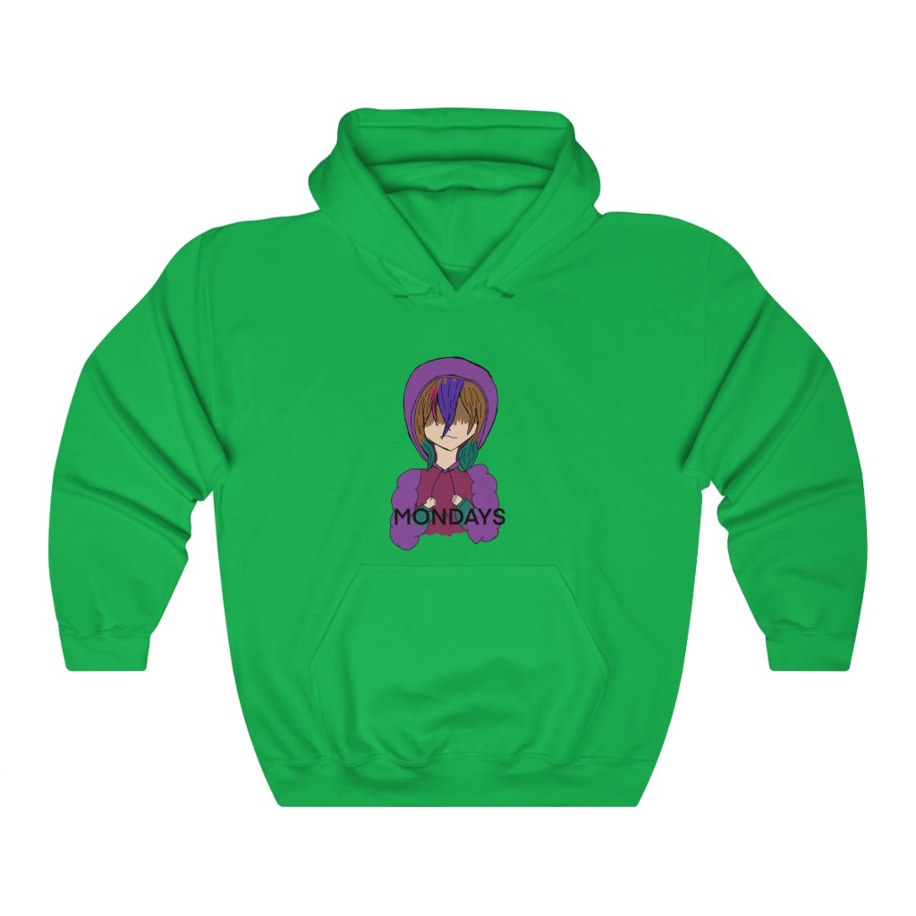 Mondays Anime Character | Anime Art | Hoodie Anime Character | Monday Shirt |  Unisex Heavy Blend™ Hooded Sweatshirt - Image 5