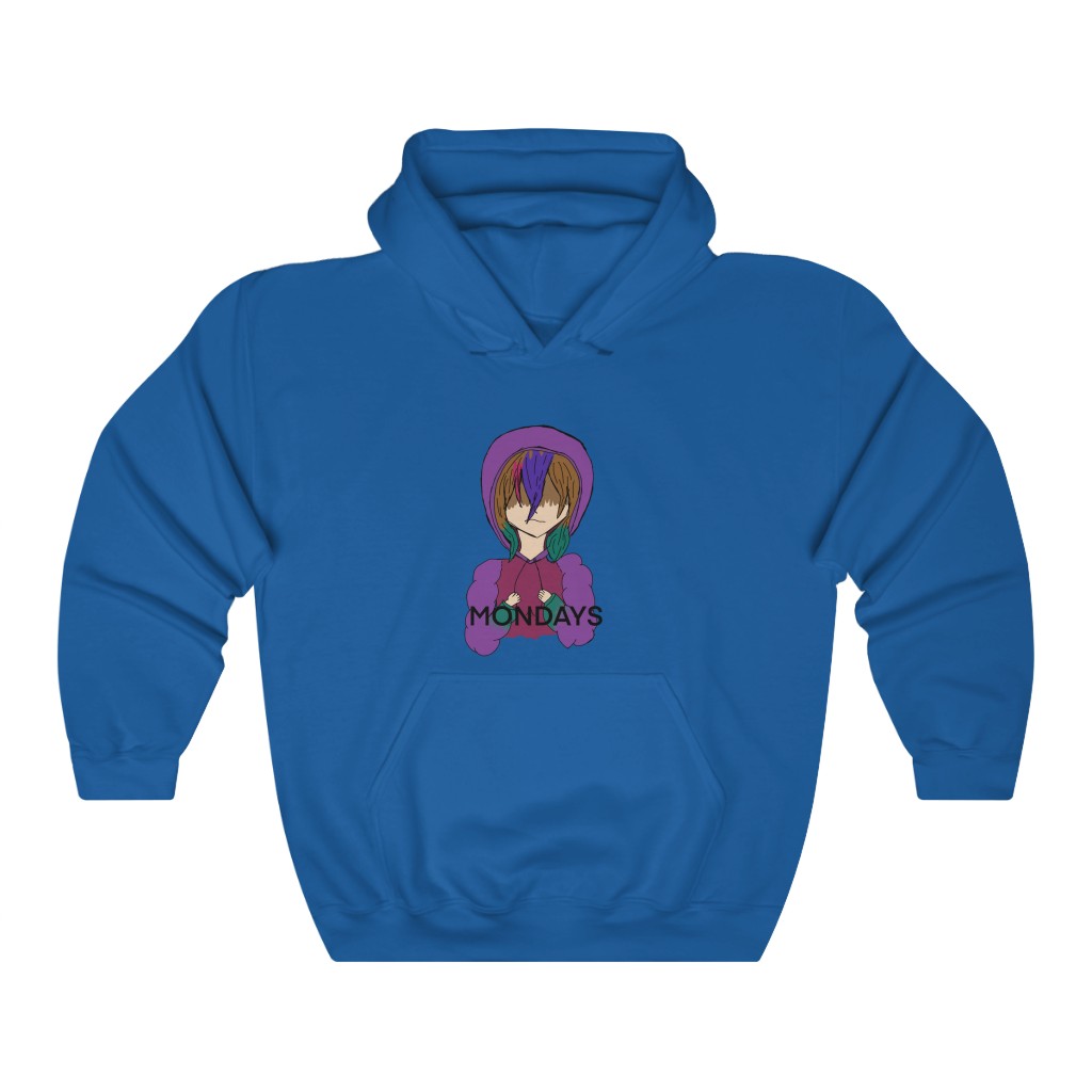 Mondays Anime Character | Anime Art | Hoodie Anime Character | Monday Shirt |  Unisex Heavy Blend™ Hooded Sweatshirt - Image 9