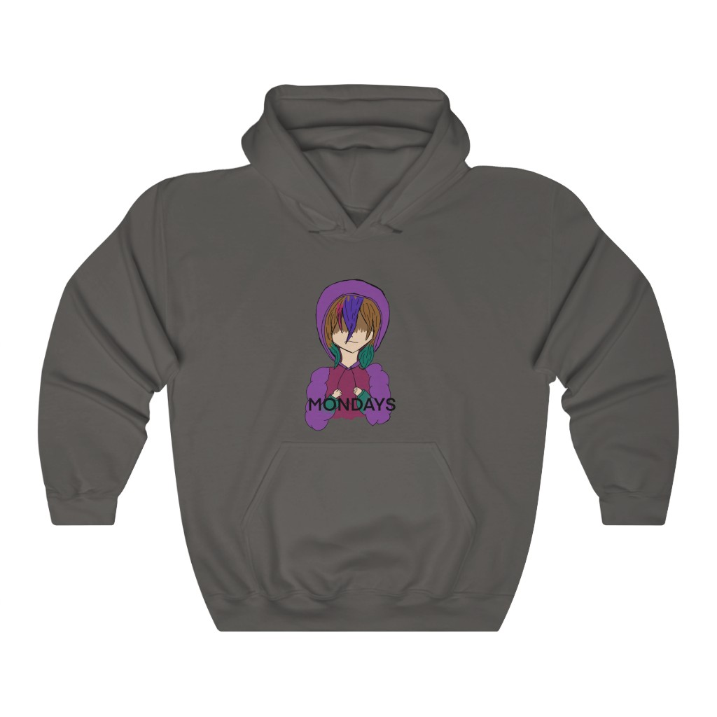 Mondays Anime Character | Anime Art | Hoodie Anime Character | Monday Shirt |  Unisex Heavy Blend™ Hooded Sweatshirt - Image 8
