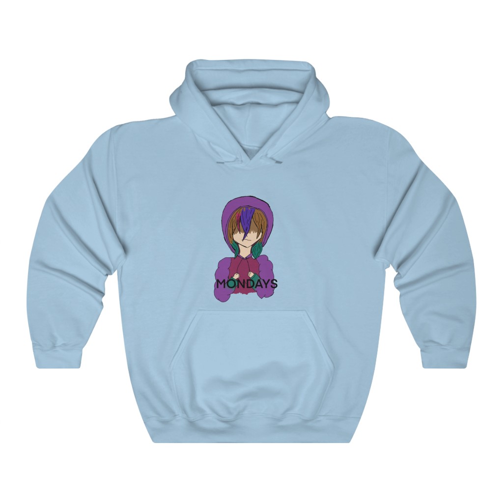 Mondays Anime Character | Anime Art | Hoodie Anime Character | Monday Shirt |  Unisex Heavy Blend™ Hooded Sweatshirt - Image 7