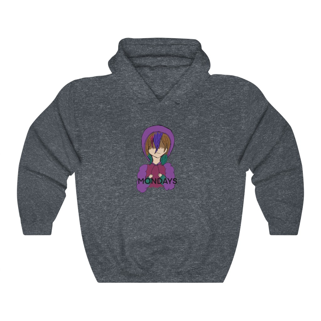 Mondays Anime Character | Anime Art | Hoodie Anime Character | Monday Shirt |  Unisex Heavy Blend™ Hooded Sweatshirt - Image 10