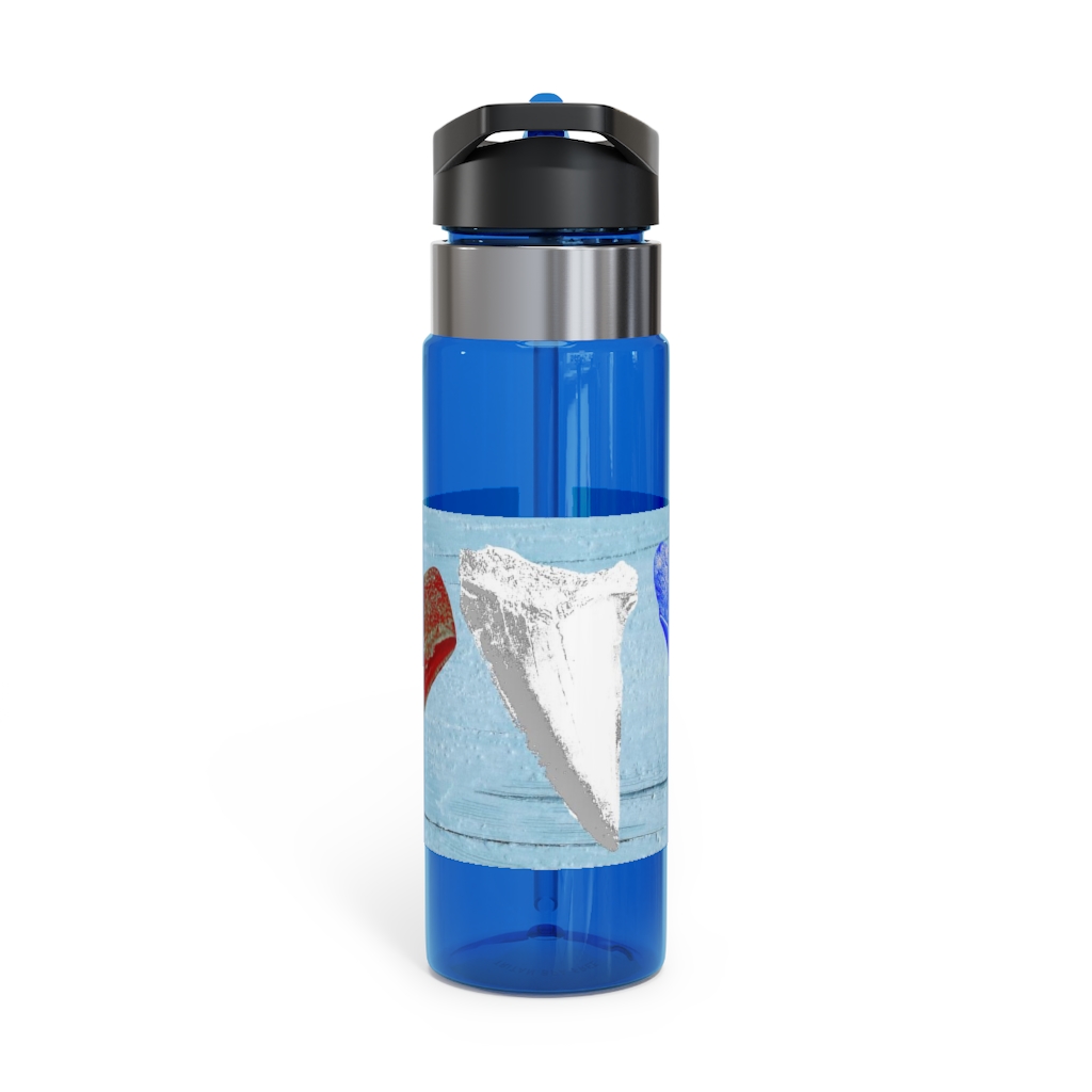 Red White and Blue Shark Tooth Kensington Tritan™ Sport Bottle, 20oz - Image 8