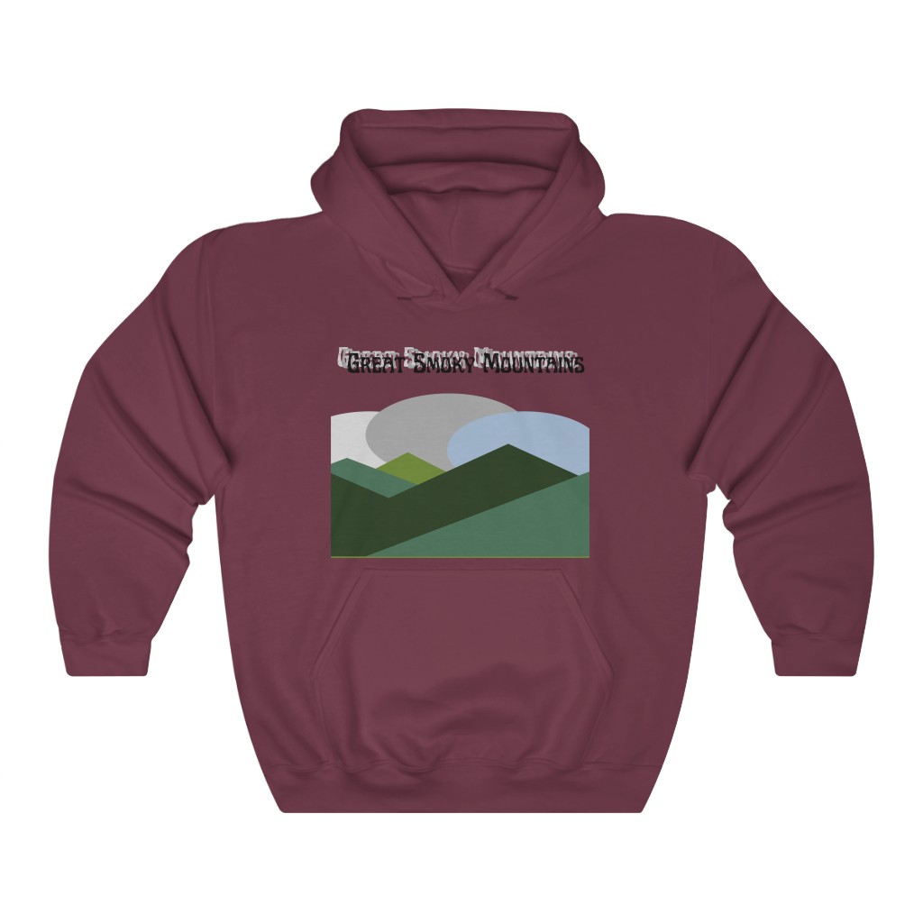 Great Smoky Mountains Hoodie |  Unisex Heavy Blend Hooded Sweatshirt - Image 2