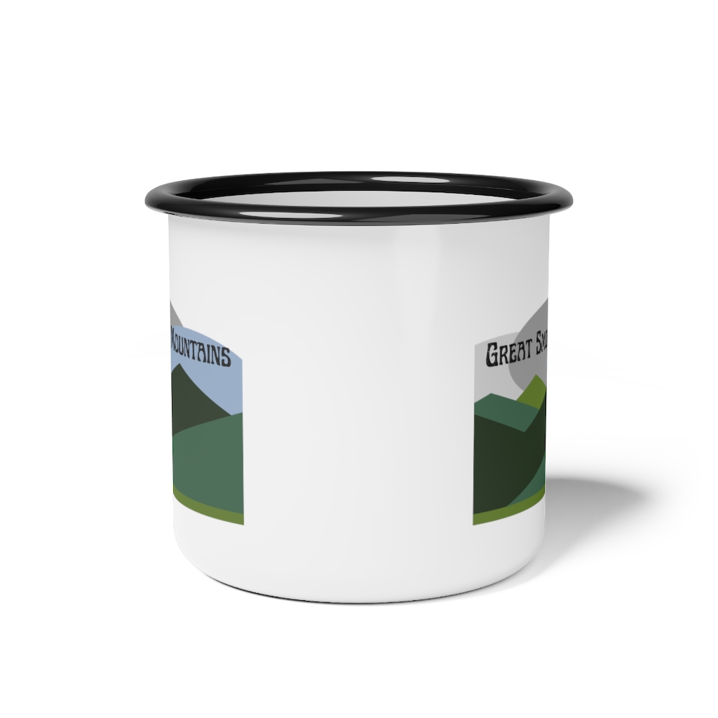 Great Smoky Mountains Enamel Camp Cup | Smoky Mountains Mug - Image 2