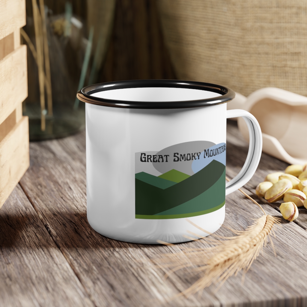 Great Smoky Mountains Enamel Camp Cup | Smoky Mountains Mug - Image 5