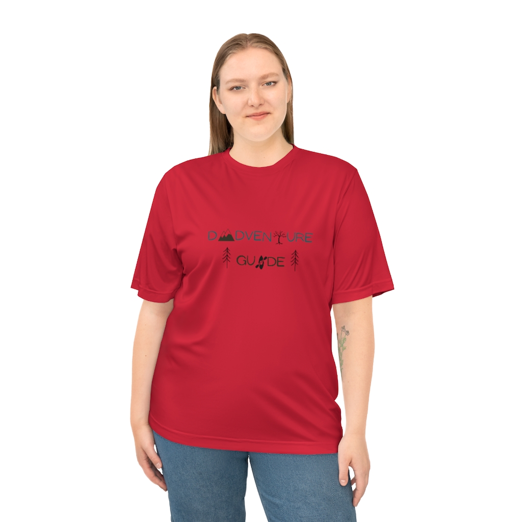 Dadventure Guide Performance Shirt | Dad T-shirt | Funny Dad Shirt | Father Unisex Zone Performance T-shirt - Image 8
