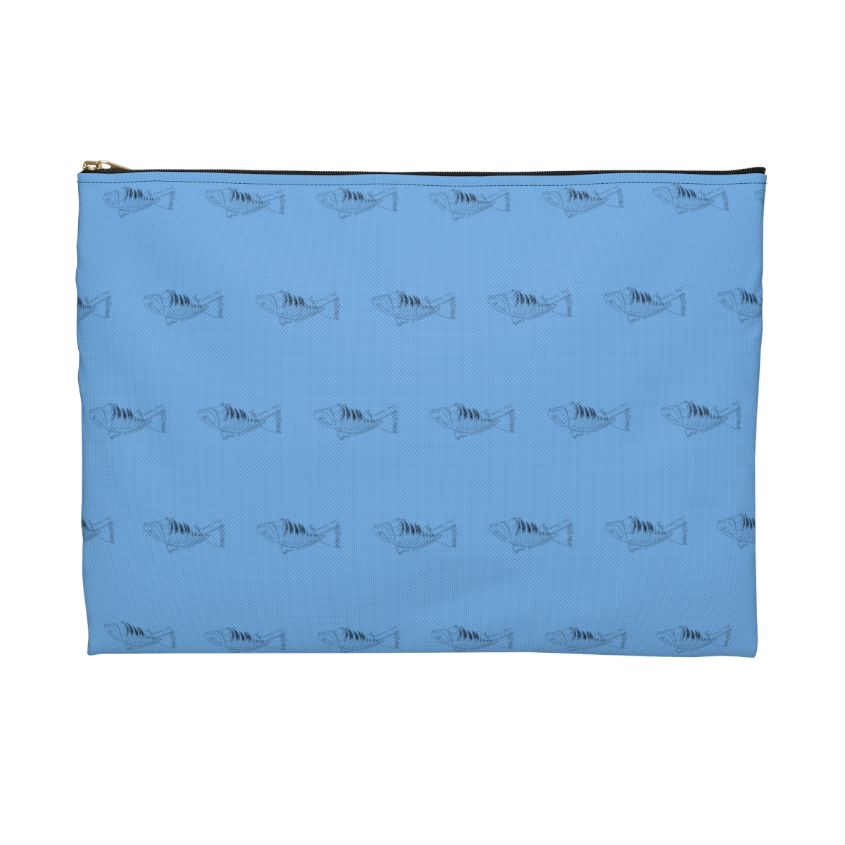 Redfish Skeleton Drawing Accessory Pouch | Redfish Bag | Gift for Outdoors Enthusiast | Ocean Lovers Bag - Image 2