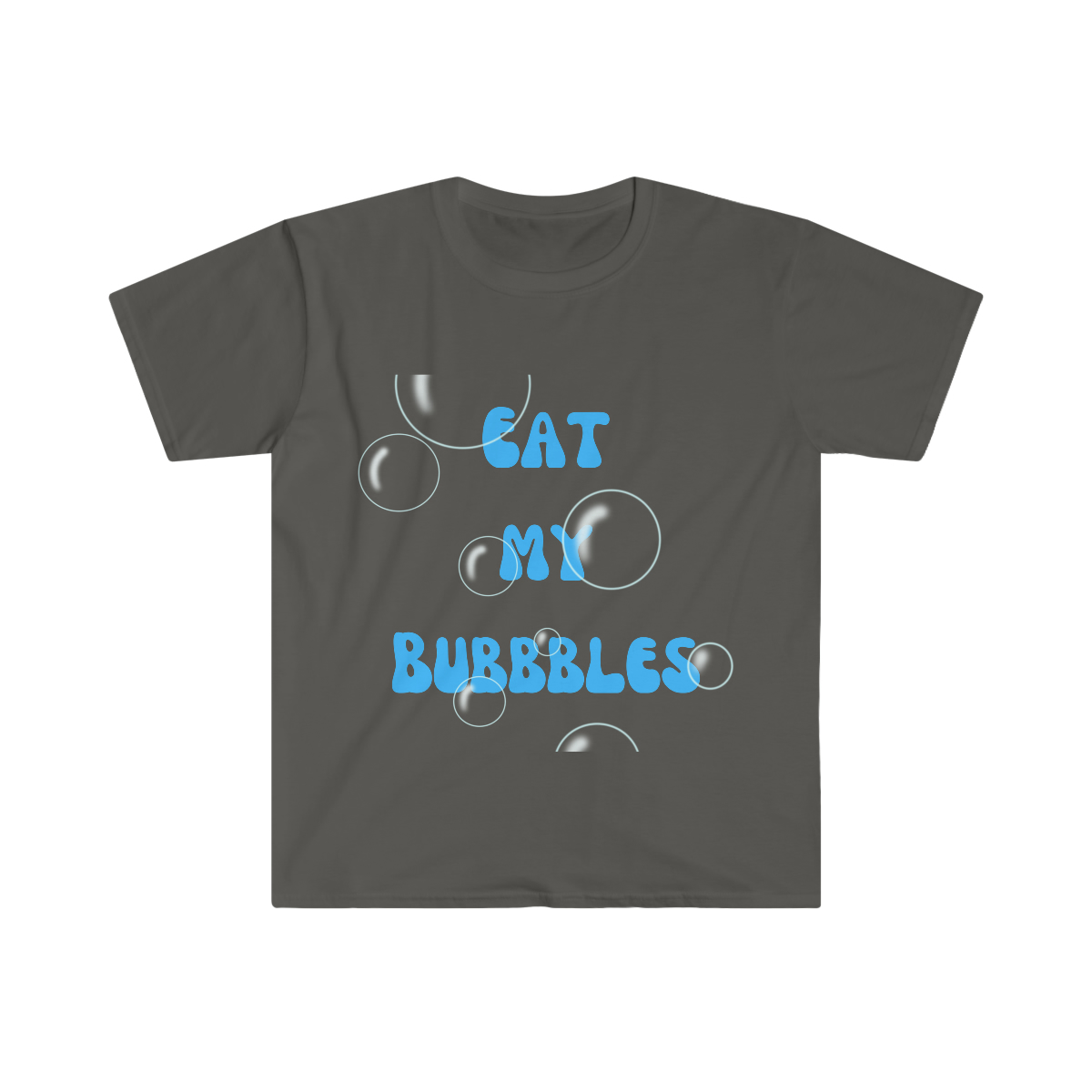 Eat My Bubbles Swimmer T—shirt | Swim Racing T-shirt | Swim Club | Swim Team Unisex Softstyle T-Shirt