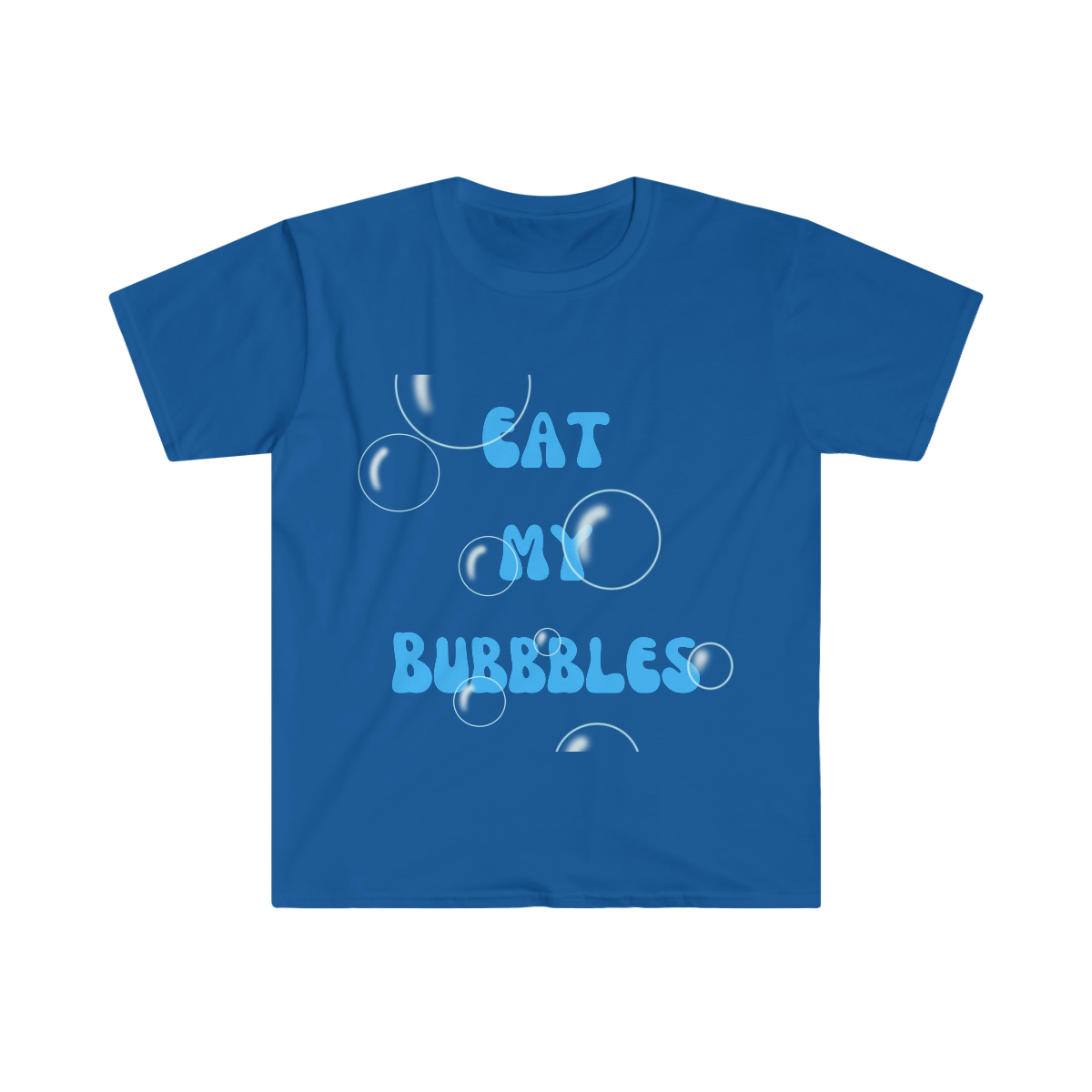 Eat My Bubbles Swimmer T—shirt | Swim Racing T-shirt | Swim Club | Swim Team Unisex Softstyle T-Shirt - Image 6
