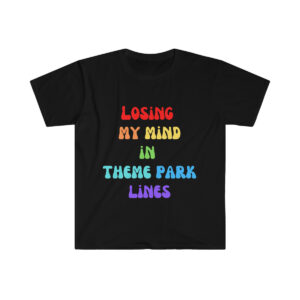 Theme Park Tee | Standing in Line Tee | Group Theme Park Unisex Softstyle T-Shirt |